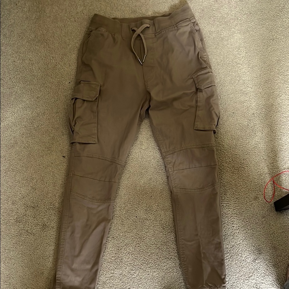 Men's Tan Cargo Pants